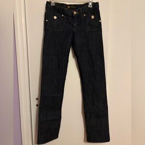 Rock & Republic Dark Wash Denim Straight Leg Jeans